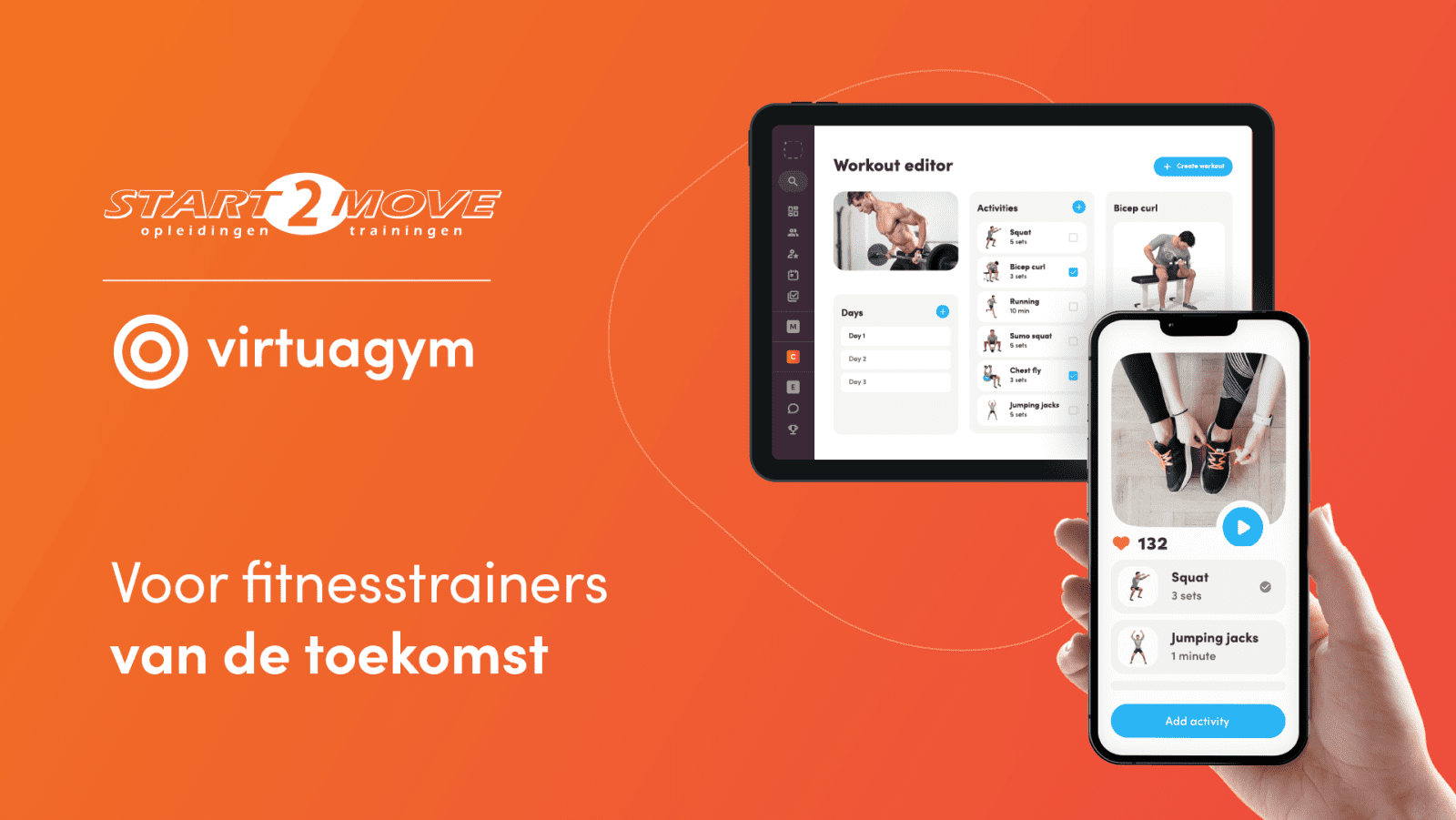 gratis toegang tot Virtuagym's software