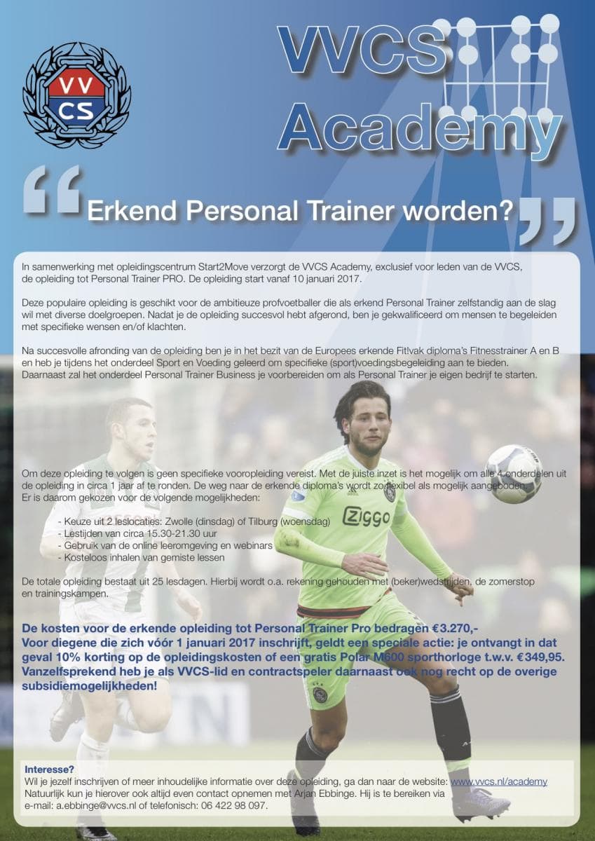 Bewegingsagogie VVCS Academy