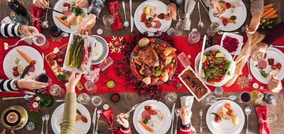 Aankomen tijdens de kerst vreetmaand