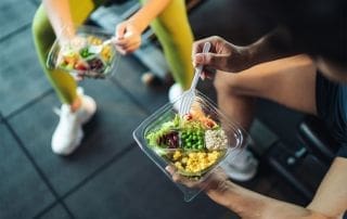 vegetarisch eten en sporten